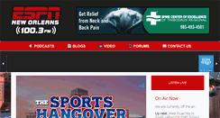 Desktop Screenshot of espn1003.com